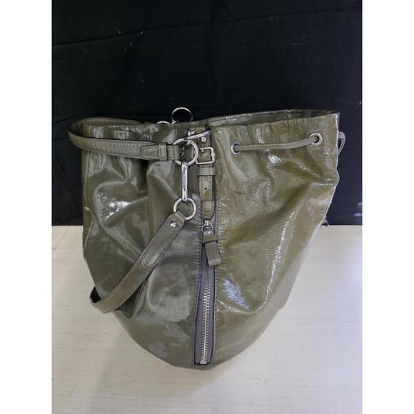 Coach Madison Marielle Drawstring Bucket Bag in a Patent Leather - Picture 6 of 10